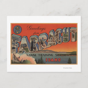 Farragut, Idaho - Large Letter Scenes Postcard