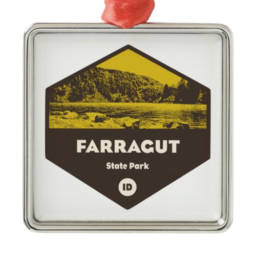 Farragut State Park Idaho Metal Ornament
