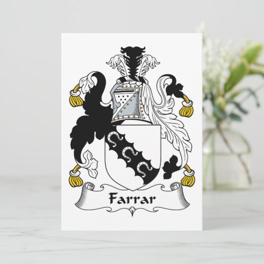 Farrar Family Crest (Standing Front)