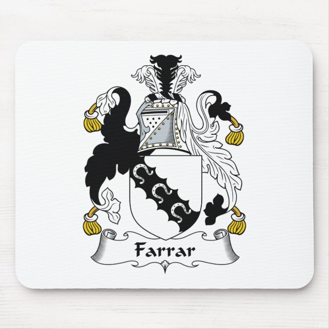 Farrar Family Crest Mouse Pad (Front)
