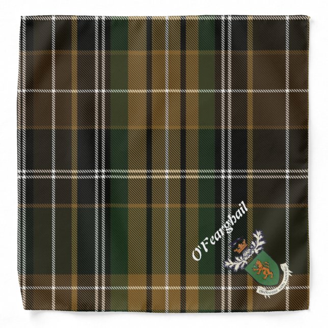 Farrell Clan of Ireland coat of arms Bandana (Front)