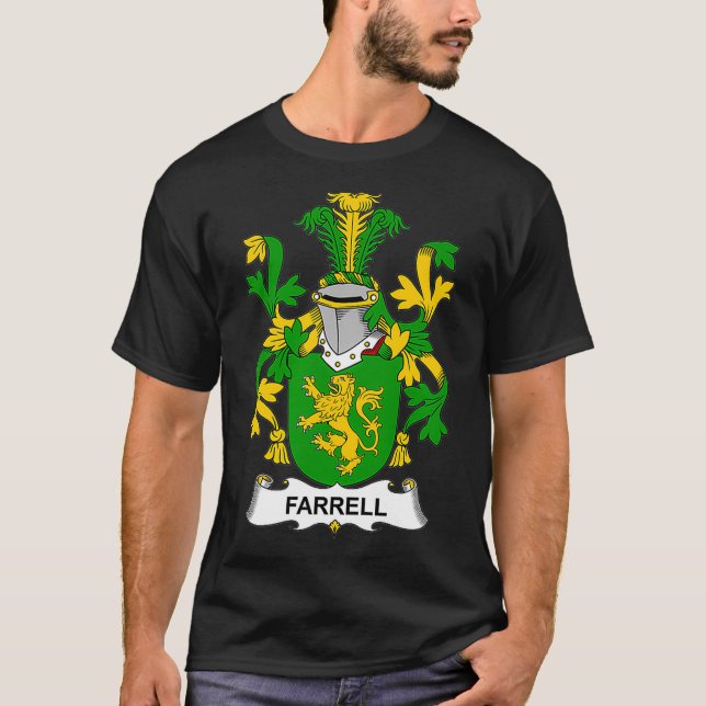 Farrell Coat of Arms  Family Crest T-Shirt (Front)