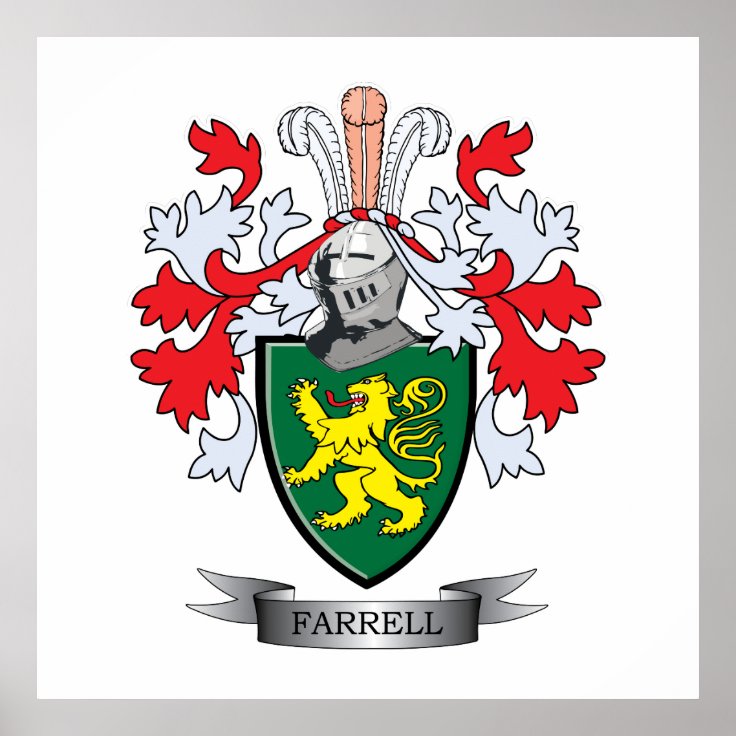 Farrell Coat of Arms Poster | Zazzle