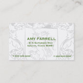 Farrell Family Crest Business Cards (Back)