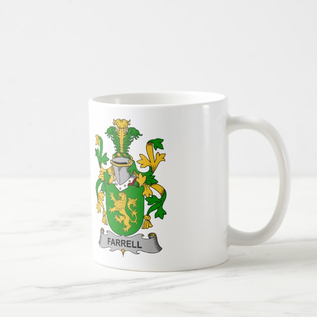 Farrell Family Crest Coffee Mug (Right)