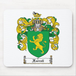 FARRELL FAMILY CREST - FARRELL COAT OF ARMS MOUSE PAD