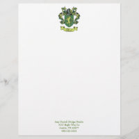 Farrell Family Crest Letterhead