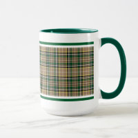 O'Neill Tartan Tan and Green Irish Plaid | Leggings