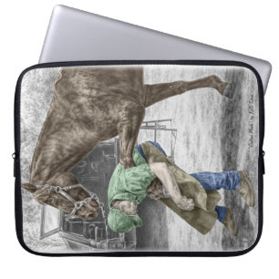 Farrier Blacksmith Shoeing Horse Laptop Sleeve
