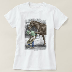 Farrier Blacksmith Shoeing Horse T-Shirt