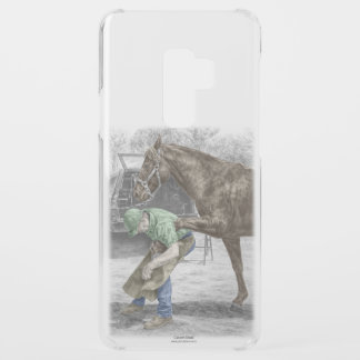 Farrier Blacksmith Shoeing Horse Uncommon Samsung Galaxy S9 Plus Case