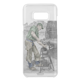 Farrier Blacksmith Using Anvil Uncommon Samsung Galaxy S8+ Case