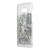 Farrier Blacksmith Using Anvil Uncommon Samsung Galaxy Case (Back/Left)