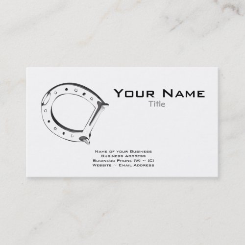 Farrier Business Cards