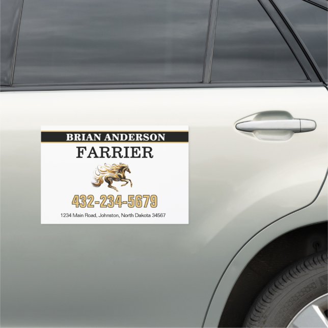 Farrier Car Magnet (In Situ)