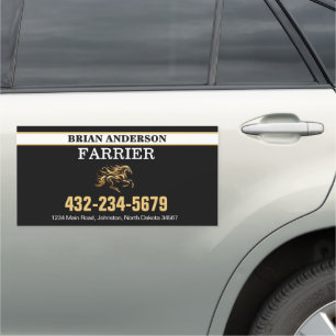 Farrier Car Magnet