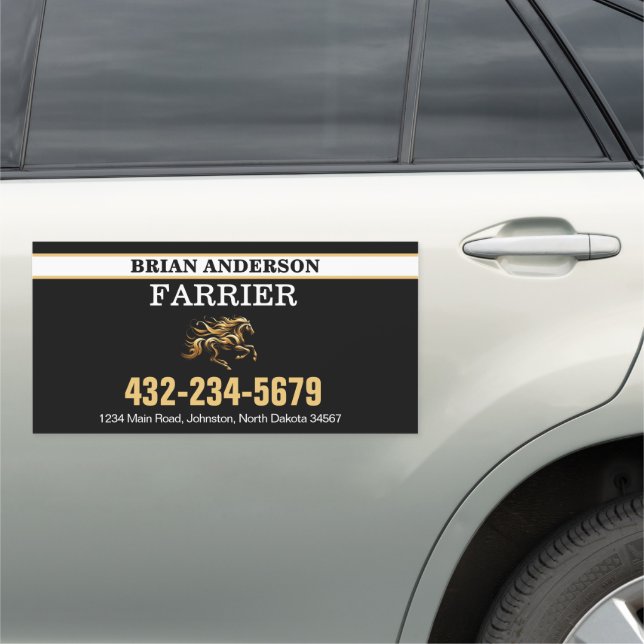 Farrier Car Magnet (In Situ)