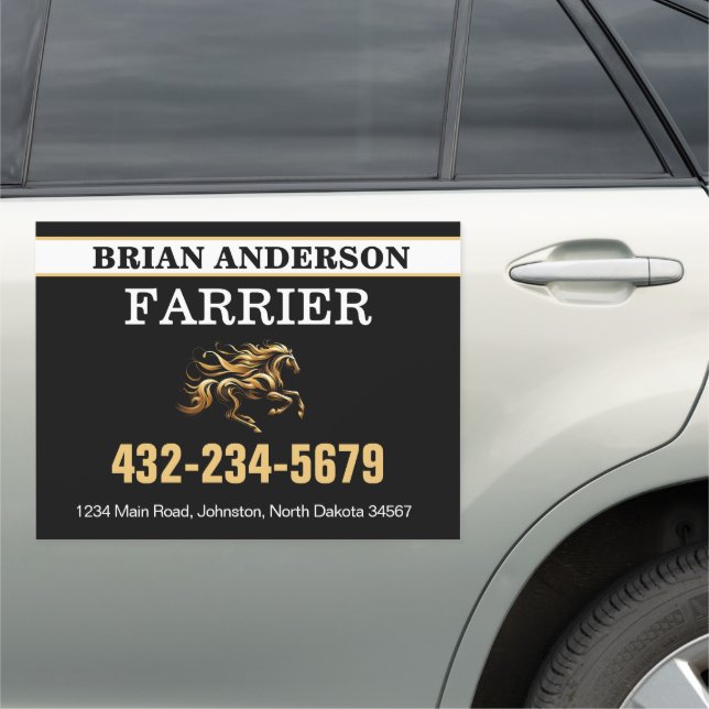 Farrier Car Magnet (In Situ)