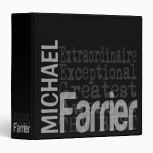 Farrier Extraordinaire CUSTOM 3 Ring Binder