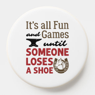 Farrier Fun and Games Until Someone Loses a Shoe PopSocket