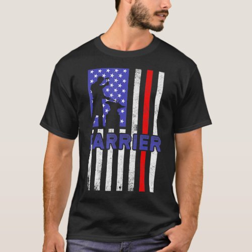 Farrier Horseshoe Hoof Trimming Equine Shoeing 103 T-Shirt