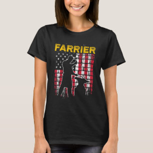 Farrier Horseshoe Hoof Trimming Equine Shoeing 18 T-Shirt