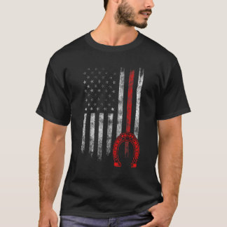 Farrier Horseshoe Hoof Trimming Equine Shoeing 24 T-Shirt