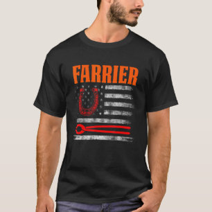 Farrier Horseshoe Hoof Trimming Equine Shoeing 3 T-Shirt