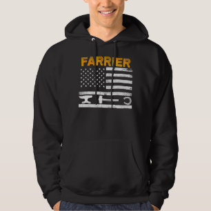 Farrier Horseshoe Hoof Trimming Equine Shoeing _45 Hoodie