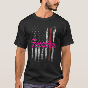 Farrier Horseshoe Hoof Trimming Equine Shoeing  4 T-Shirt