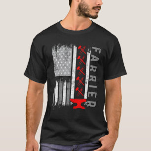 Farrier Horseshoe Hoof Trimming Equine Shoeing 4 T-Shirt
