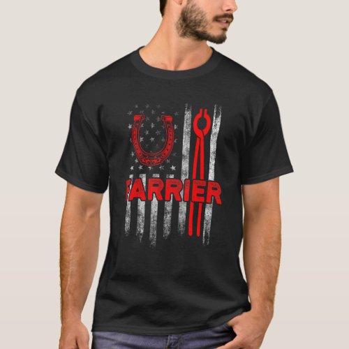 Farrier Horseshoe Hoof Trimming Equine Shoeing _6 T_Shirt