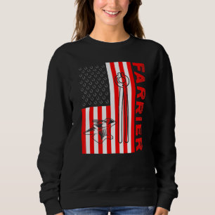 Farrier Horseshoe Hoof Trimming Equine Shoeing 70 Sweatshirt