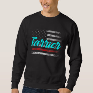Farrier Horseshoe Hoof Trimming Equine Shoeing 72 Sweatshirt