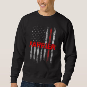 Farrier Horseshoe Hoof Trimming Equine Shoeing 80 Sweatshirt