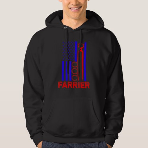 Farrier Horseshoe Hoof Trimming Equine Shoeing 81 Hoodie