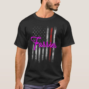 Farrier Horseshoe Hoof Trimming Equine Shoeing 83 T-Shirt