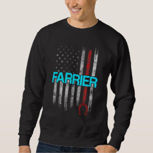 Farrier Horseshoe Hoof Trimming Equine Shoeing 87 Sweatshirt