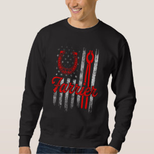 Farrier Horseshoe Hoof Trimming Equine Shoeing 92 Sweatshirt