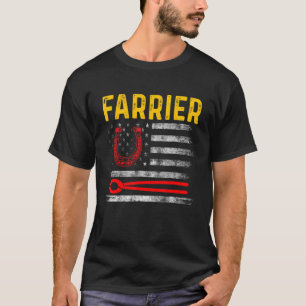 Farrier Horseshoe Hoof Trimming Equine Shoeing 9 T-Shirt