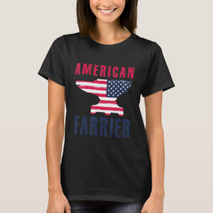 Farrier Horseshoe Hoof Trimming Equine Shoeing T-Shirt