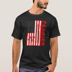 Farrier Horseshoe Hoof Trimming Equine Shoeing T-Shirt