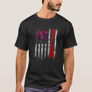Farrier Horseshoe Hoof Trimming Equine Shoeing T-Shirt