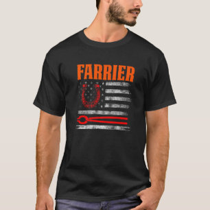 Farrier Horseshoe Hoof Trimming Equine Shoeing     T-Shirt