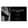 Farrier - Horseshoeing + Barefoot Trim, Black+Gold Business Card Magnet