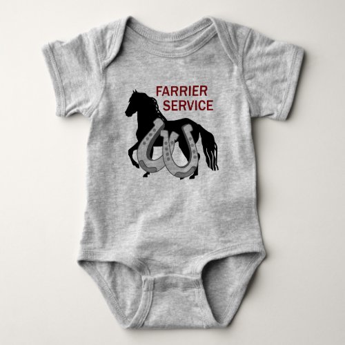 Farrier Service Baby Bodysuit
