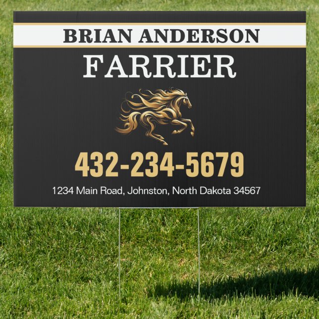 Farrier Sign (Insitu)