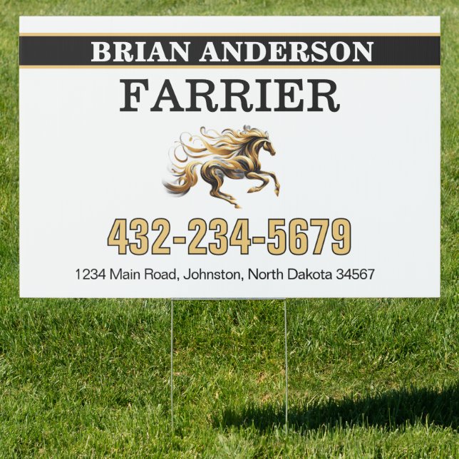 Farrier Sign (Insitu)