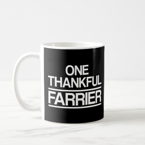 Farrier Thank Horseshoe Hoof Trimming Equine Shoei Coffee Mug