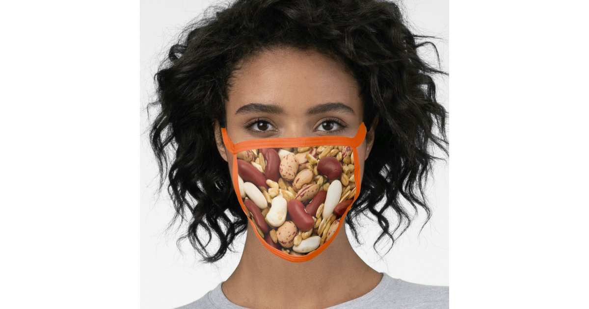 White Rainbow Macro Print Disposable Face Mask - Pack of 20